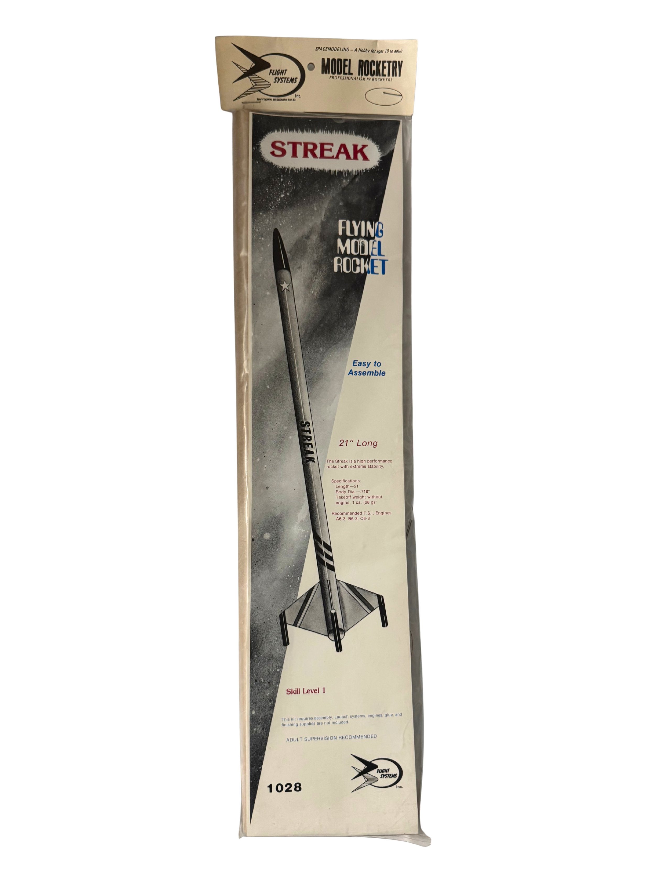 Buy Vashon Valkyrie 1 Cold Power Propellant Flying Model Rocket